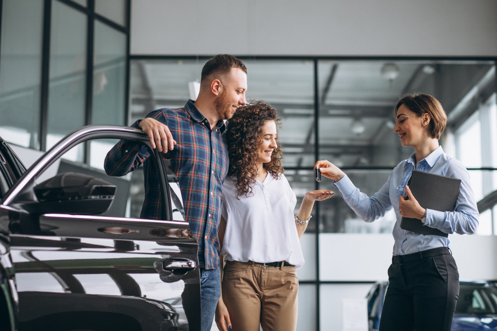 Couple Choosing a Car